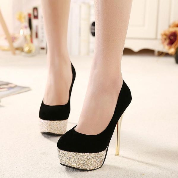 dress shoes 2021 spring and autumn fine heel banquet nightclub super high color matching foreign trade women's, Black
dress shoes 2021 spring and autumn fine heel banquet nightclub super high color matching foreign trade women's, Black