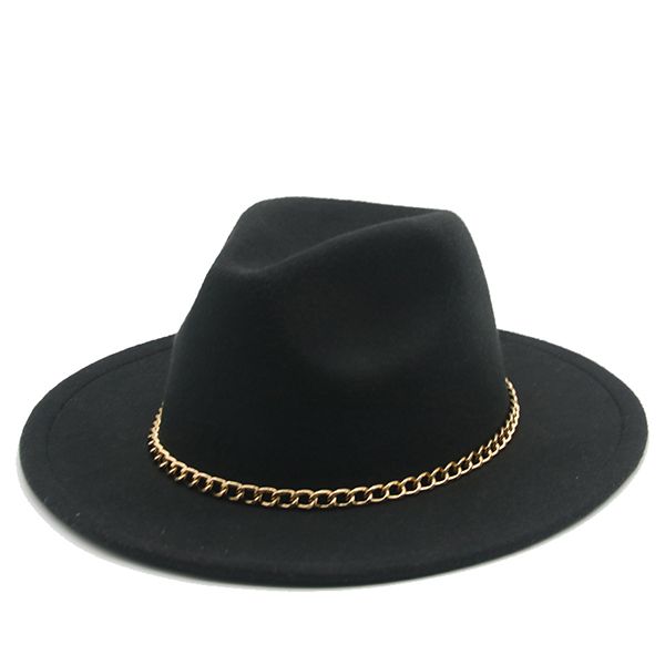 women hats new gold chain wide brim classic wool felt church wedding pink western cowboy hat black white fedora winter hat women, Blue;gray
women hats new gold chain wide brim classic wool felt church wedding pink western cowboy hat black white fedora winter hat women, Blue;gray