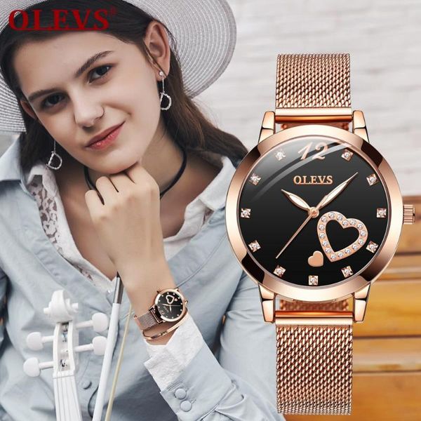 wristwatches luxury diamond rose gold ladies watches stainless steel quartz women clock mesh female casual simple, Slivery;brown
wristwatches luxury diamond rose gold ladies watches stainless steel quartz women clock mesh female casual simple, Slivery;brown