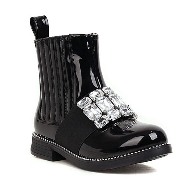 ultra small size plutonium sewing strass elastic ankle can thicken womens casual low-heel boots apricot shoes rhmq, Black
ultra small size plutonium sewing strass elastic ankle can thicken womens casual low-heel boots apricot shoes rhmq, Black