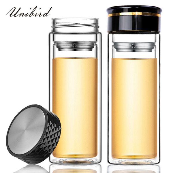 water bottles unibird double layer galss cup transparent bottle with infuser heat resistant home office drinkware gift
water bottles unibird double layer galss cup transparent bottle with infuser heat resistant home office drinkware gift