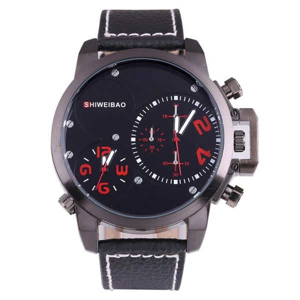 wristwatches big dial brand army military quartz men gift black leather sport watches relojes hombre horloge relogio masculino, Slivery;brown
wristwatches big dial brand army military quartz men gift black leather sport watches relojes hombre horloge relogio masculino, Slivery;brown