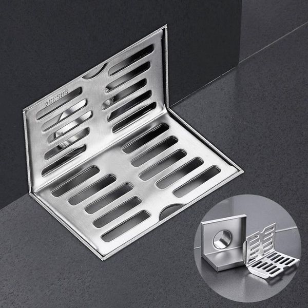 other bath & toilet supplies l-shaped floor drain 304 stainless steel bathroom shower kitchen wc balcony wall drainer anti-odor corner
other bath & toilet supplies l-shaped floor drain 304 stainless steel bathroom shower kitchen wc balcony wall drainer anti-odor corner