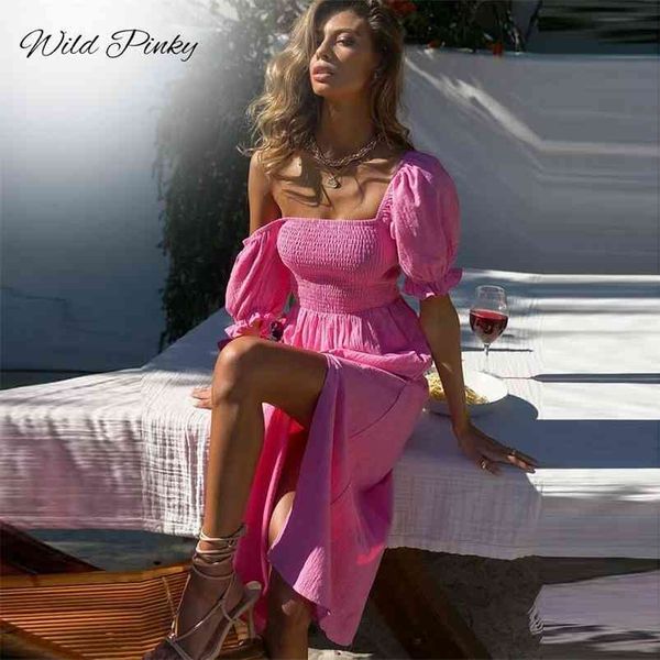 wildpinky summer long women dress solid backless club slash neck female puff sleeve ladies split party vestidos 210623, Black;gray
wildpinky summer long women dress solid backless club slash neck female puff sleeve ladies split party vestidos 210623, Black;gray