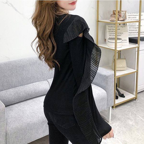 2021 fall winter european clothes t-shirt fashion off shoulder ruffles cotton women ropa mujer long sleeve tees new t08633l z23k, White
2021 fall winter european clothes t-shirt fashion off shoulder ruffles cotton women ropa mujer long sleeve tees new t08633l z23k, White