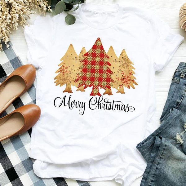 women cartoon plaid tree fashion 90s trend holiday merry christmas clothes ladies graphic print tee tshirt female t-shirt, White
women cartoon plaid tree fashion 90s trend holiday merry christmas clothes ladies graphic print tee tshirt female t-shirt, White