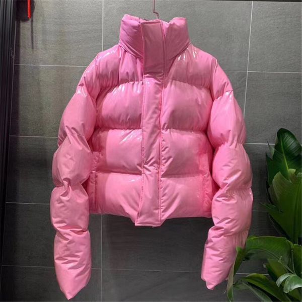 european station 2021 autumn and winter new fashion sports glossy paint womens stand collar short duck down bread down jacket, Black
european station 2021 autumn and winter new fashion sports glossy paint womens stand collar short duck down bread down jacket, Black