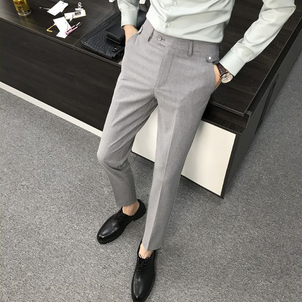 summer new spring men's fashion brand 2021 fine adjustment formal business pants for men simple office 3 color cohe, Black
summer new spring men's fashion brand 2021 fine adjustment formal business pants for men simple office 3 color cohe, Black