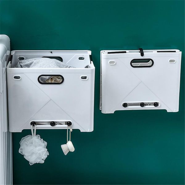 new foldable laundry basket wall-mounted household clothes basket bathroom accessories storage baskets
new foldable laundry basket wall-mounted household clothes basket bathroom accessories storage baskets