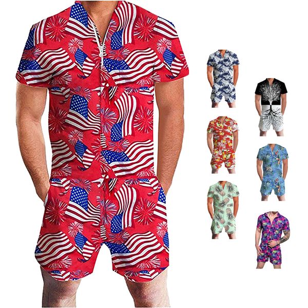 2020 new summer men beach casual floral print romper streetwear male leisure jumpsuit t-shirt shorts set for beach vacation, Gray
2020 new summer men beach casual floral print romper streetwear male leisure jumpsuit t-shirt shorts set for beach vacation, Gray
