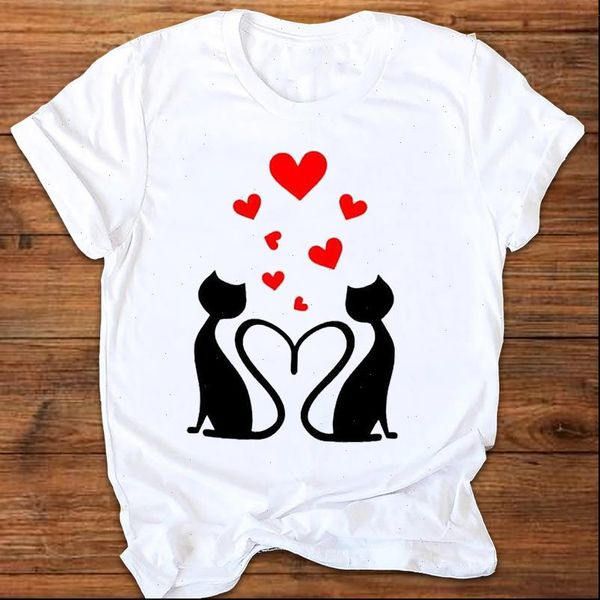 women graphic cat sweet love geometric cute fashion 90s cute print clothes lady tees female t shirt womens t shirt, White
women graphic cat sweet love geometric cute fashion 90s cute print clothes lady tees female t shirt womens t shirt, White