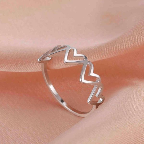 lucktune stainless steel minimalist love ring woman men cute paw cross rings jewelry for couple wedding engagement anniversary g1125, Slivery;golden
lucktune stainless steel minimalist love ring woman men cute paw cross rings jewelry for couple wedding engagement anniversary g1125, Slivery;golden