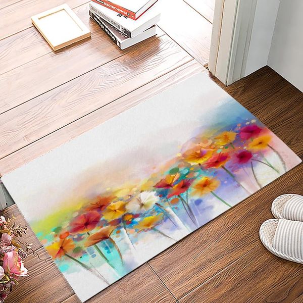 colorful watercolor painting of flowers doormat bedroom kitchen floor mat bathroom anti-slip rug home doormat for entrance door
colorful watercolor painting of flowers doormat bedroom kitchen floor mat bathroom anti-slip rug home doormat for entrance door