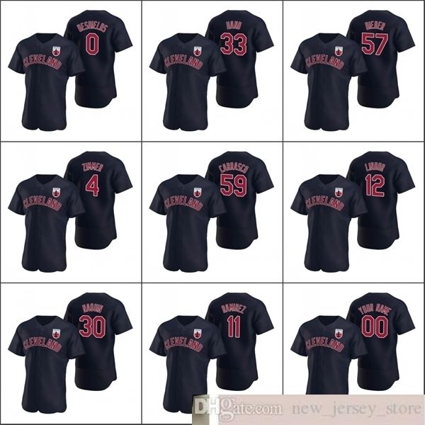 2020 baseball men #12 francisco lindor 4 bradley zimmer 33 brad hand bieber santana custom women youth navy negro leagues jersey, Blue;black
2020 baseball men #12 francisco lindor 4 bradley zimmer 33 brad hand bieber santana custom women youth navy negro leagues jersey, Blue;black