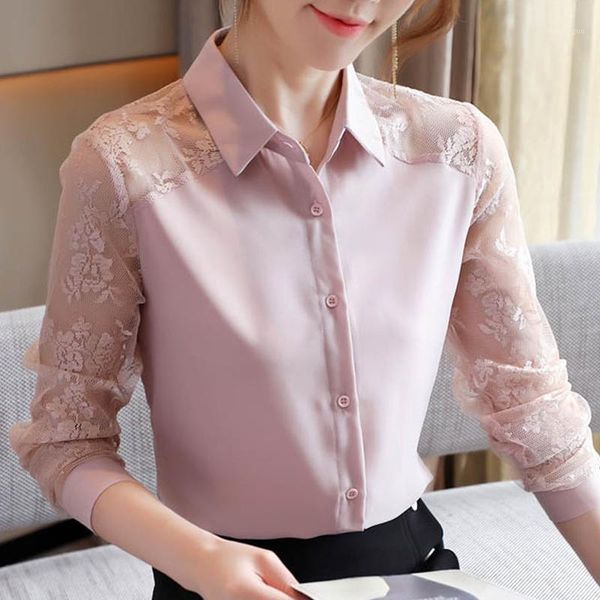 autumn lomg sleeve lace chiffon blouse shirt women blusas mujer de moda 2021 turn down collar office blusa d638 women's blouses & shirt, White
autumn lomg sleeve lace chiffon blouse shirt women blusas mujer de moda 2021 turn down collar office blusa d638 women's blouses & shirt, White