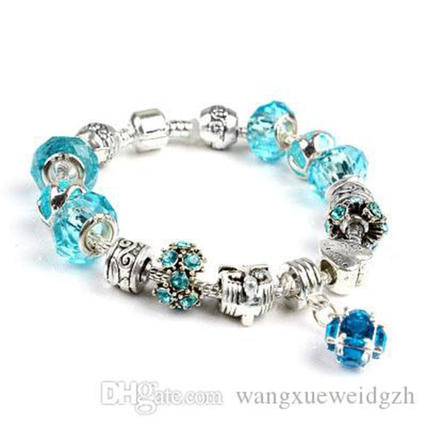 big hole blue crystal bracelet charm bracelet for women 2021 ell hipping, Golden;silver
big hole blue crystal bracelet charm bracelet for women 2021 ell hipping, Golden;silver