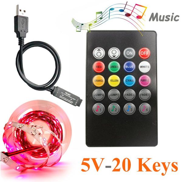 20 keys mini music sync ir remote led controller for 6a led rgb strip light smd 3528 lamp 5v usb battery powered ip62
20 keys mini music sync ir remote led controller for 6a led rgb strip light smd 3528 lamp 5v usb battery powered ip62