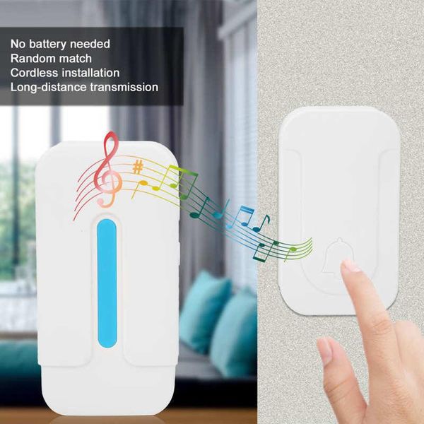 mirilla digital smart wireless doorbell self-powered beeper remote induction waterproof eu plug 100-230v hot
mirilla digital smart wireless doorbell self-powered beeper remote induction waterproof eu plug 100-230v hot