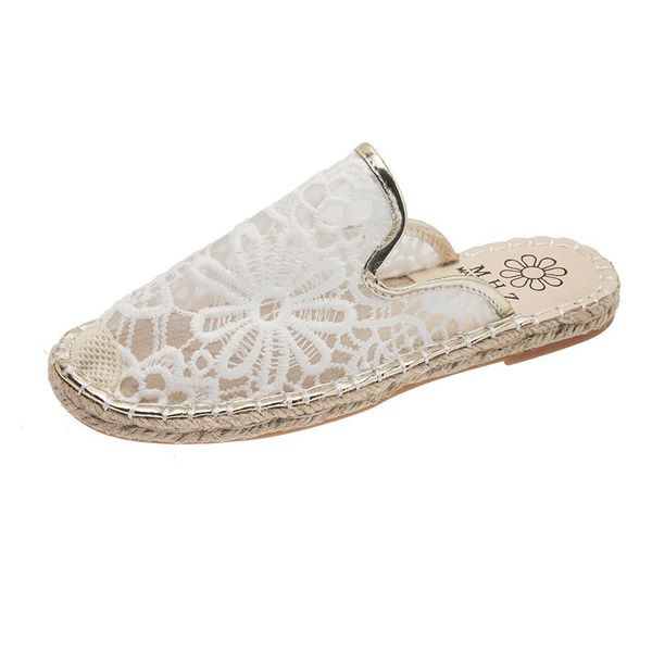 slippers baotou women's fashion simple embroidered uppers sweet and versatile casual small fresh, Black
slippers baotou women's fashion simple embroidered uppers sweet and versatile casual small fresh, Black
