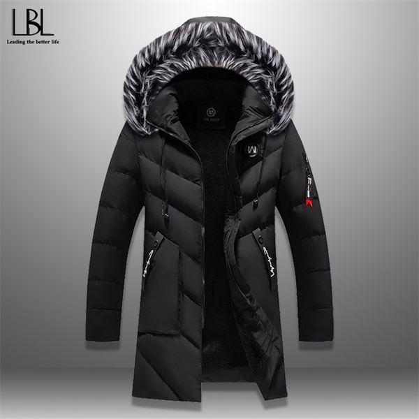 winter parka men's solid jacket arrival thick warm coat long hooded jacket fur collar windproof padded coat fashion men 211129, Black
winter parka men's solid jacket arrival thick warm coat long hooded jacket fur collar windproof padded coat fashion men 211129, Black