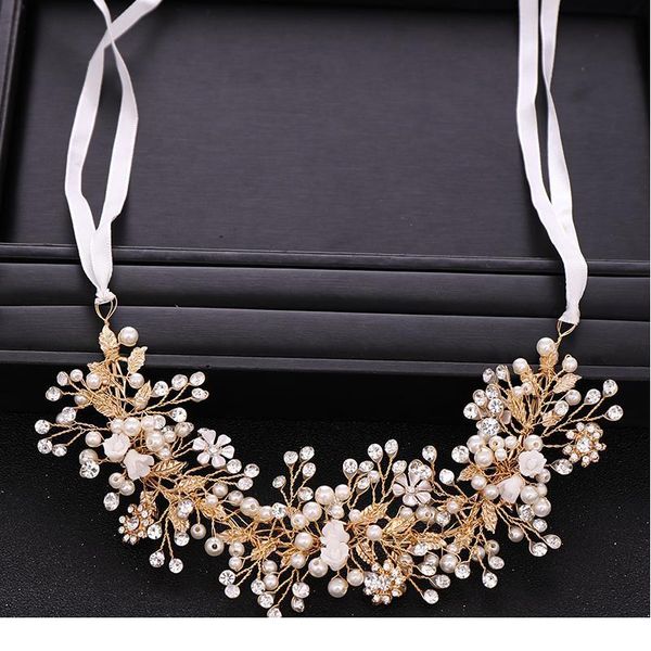 trendy gold crystal headdress bridal tiara hair accessories rhinestone pearl flower headband wedding hair accessories jlldmm
trendy gold crystal headdress bridal tiara hair accessories rhinestone pearl flower headband wedding hair accessories jlldmm