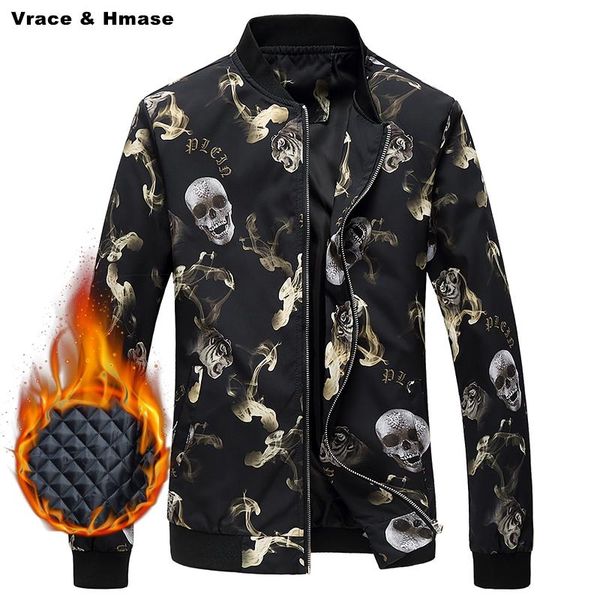 men's jackets skulls exquisite 3d printing fashion boutique stand collar baseball jacket 2021 cotton liner thick quality winter men, Black;brown
men's jackets skulls exquisite 3d printing fashion boutique stand collar baseball jacket 2021 cotton liner thick quality winter men, Black;brown