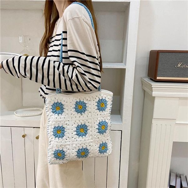 evening bags 2021 fashion women knitted shopping daisy shoulder bag zipper weave hollow out handbag tote lady knitting totes
evening bags 2021 fashion women knitted shopping daisy shoulder bag zipper weave hollow out handbag tote lady knitting totes