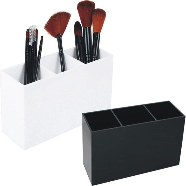 3 lattices makeup brush organizer cosmetic pen storage container plastics table eyebrow brush holder standing storeage box
3 lattices makeup brush organizer cosmetic pen storage container plastics table eyebrow brush holder standing storeage box
