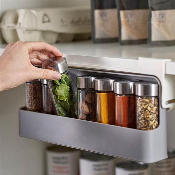 kitchen storage & organization spice bottle organizer under-shelf self-adhesive wall-mounted seasoning jars holder rack drawer design
kitchen storage & organization spice bottle organizer under-shelf self-adhesive wall-mounted seasoning jars holder rack drawer design