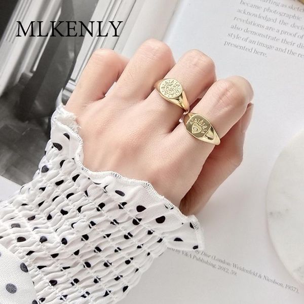 cluster rings minimalist 925 sterling sliver retro pattern open for women simple gold color stack personalized initial, Golden;silver
cluster rings minimalist 925 sterling sliver retro pattern open for women simple gold color stack personalized initial, Golden;silver