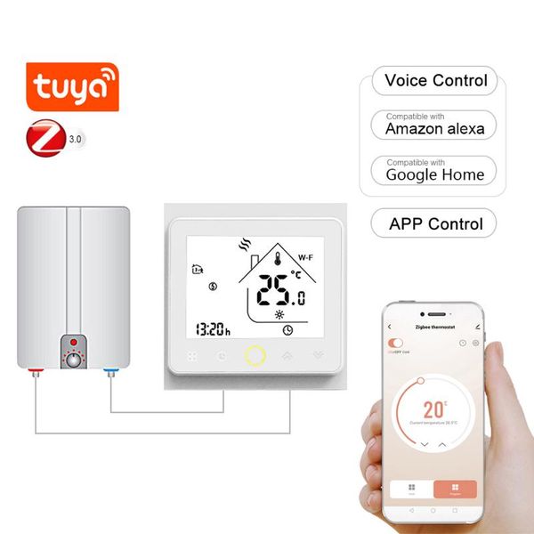 smart home control tuya zigbee3.0 thermostat 5a weekly programmable temperature controller app voice for water boiler gas
smart home control tuya zigbee3.0 thermostat 5a weekly programmable temperature controller app voice for water boiler gas