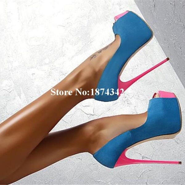 dress shoes fashion mixed color peep toe and thin high heel shallow summer classic women pumps platform design, Black
dress shoes fashion mixed color peep toe and thin high heel shallow summer classic women pumps platform design, Black