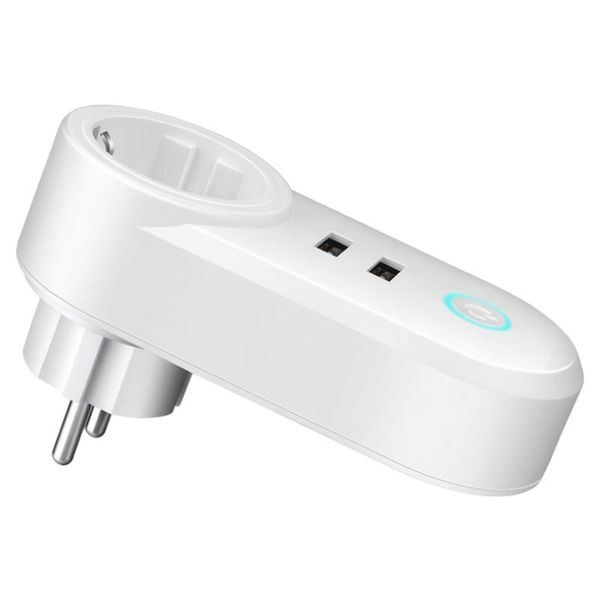 smart power plugs socket with 2 usb wifi phone switch timing for amazon echo / alexa, google home, ifttt(eu plug)
smart power plugs socket with 2 usb wifi phone switch timing for amazon echo / alexa, google home, ifttt(eu plug)