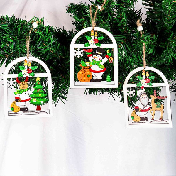 new decorations christmas tree wooden doors and windows shape creative pendant christmas tree atmosphere layout
new decorations christmas tree wooden doors and windows shape creative pendant christmas tree atmosphere layout