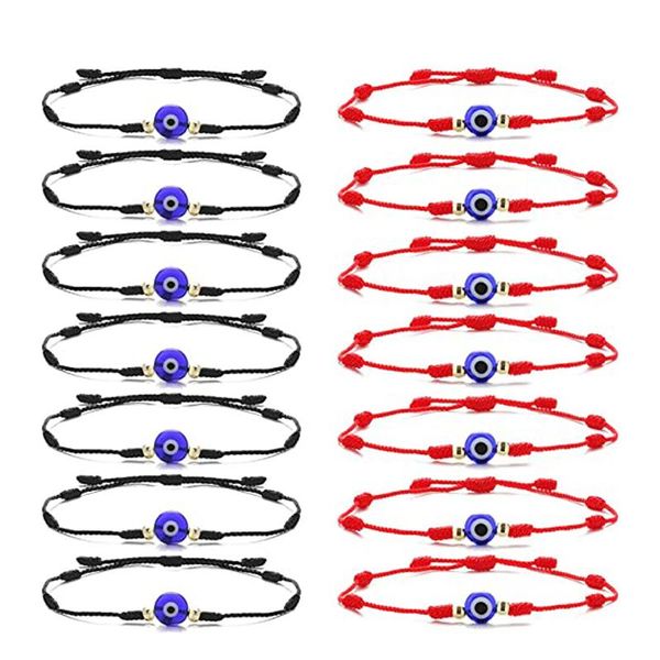 charm bracelets 2021 lucky evil eye for women men handmade braided red black rope 7 knots couple jewelry friendship, Golden;silver
charm bracelets 2021 lucky evil eye for women men handmade braided red black rope 7 knots couple jewelry friendship, Golden;silver