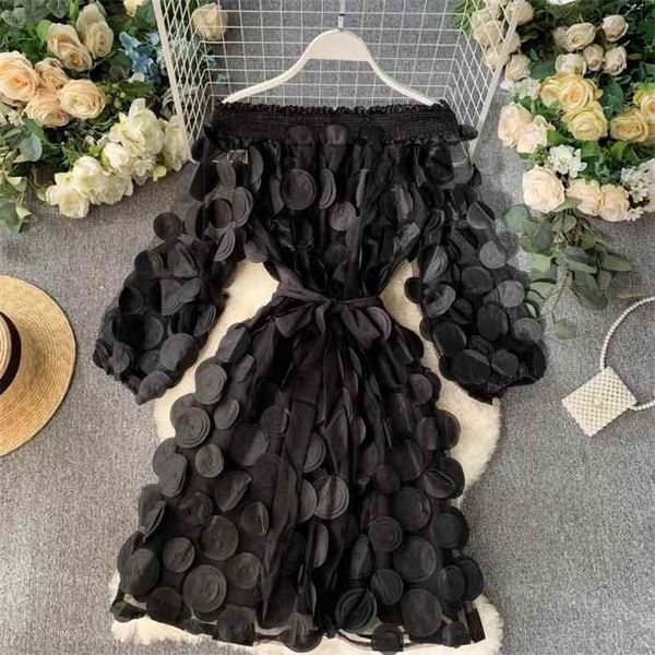 spring elegant dress fashion dimensional three quarter bubble sleeve flower closing waist slash neck vestidos lace bandage dress, Black;gray
spring elegant dress fashion dimensional three quarter bubble sleeve flower closing waist slash neck vestidos lace bandage dress, Black;gray