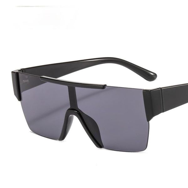 sunglasses frameless one-piece plastic color film fashion for men and women, White;black
sunglasses frameless one-piece plastic color film fashion for men and women, White;black