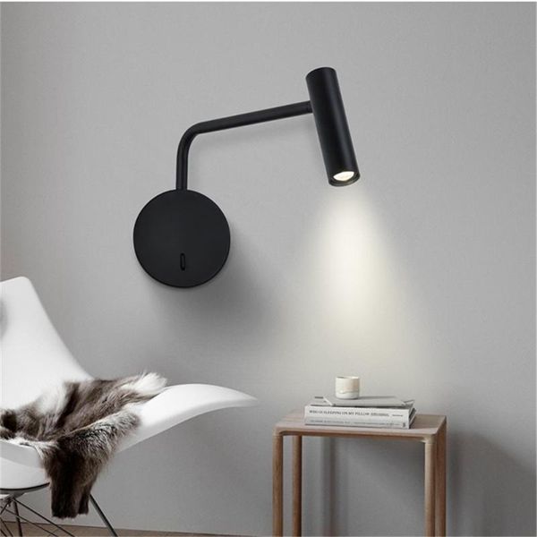 wall lamp led arm can be rotated home modern decoration bedroom switch 3w reading bedside indoor
wall lamp led arm can be rotated home modern decoration bedroom switch 3w reading bedside indoor