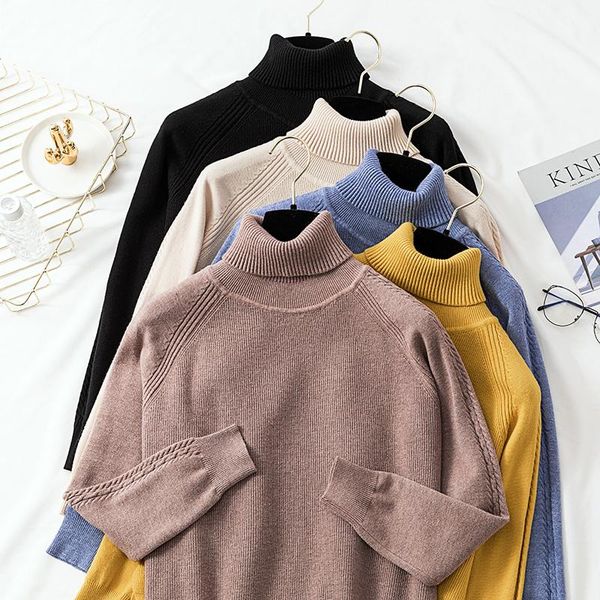 women's sweaters sweater women autumn winter turtleneck knitted pullover clothes jumper solid casual soft ladies knit, White;black
women's sweaters sweater women autumn winter turtleneck knitted pullover clothes jumper solid casual soft ladies knit, White;black