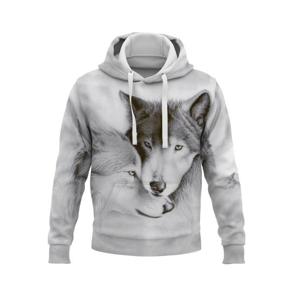men's hoodies & sweatshirts fashion animal wolf 3d printing hoodie harajuku street clothing autumn and winter iacket sportswear, Black
men's hoodies & sweatshirts fashion animal wolf 3d printing hoodie harajuku street clothing autumn and winter iacket sportswear, Black