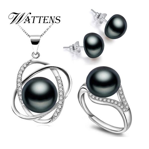 earrings & necklace wattens fashion white black freshwater natural pearl jewelry sets,pearl pendants rings for women gift, Silver
earrings & necklace wattens fashion white black freshwater natural pearl jewelry sets,pearl pendants rings for women gift, Silver