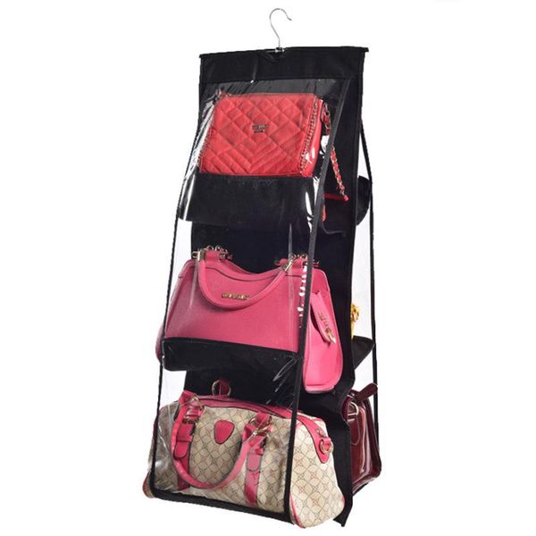 storage bags 6 pocket hanging handbag organizer for wardrobe closet transparent bag door wall clear sundry shoe nj71501
storage bags 6 pocket hanging handbag organizer for wardrobe closet transparent bag door wall clear sundry shoe nj71501