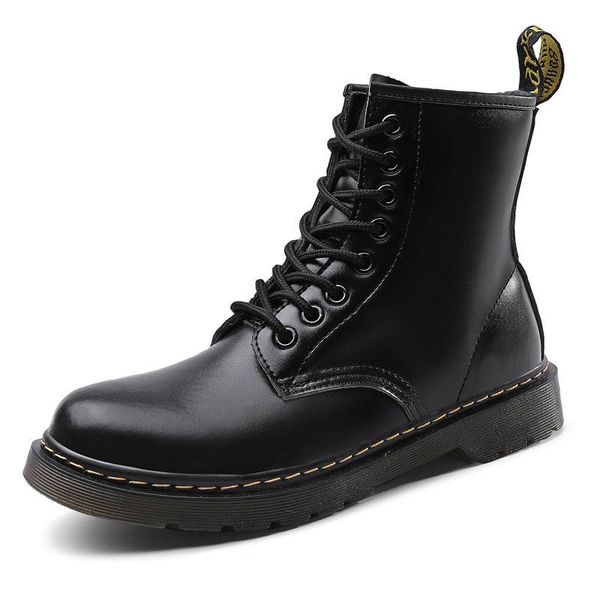 boots large size men's and women's classic high-couple leather round head motorcycle fashion non-slip, Black
boots large size men's and women's classic high-couple leather round head motorcycle fashion non-slip, Black