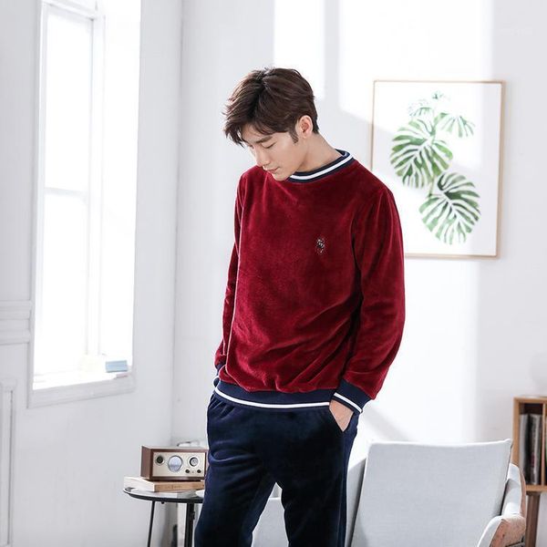 pajama man warm sleepwear men's flannel winter thick casual long sleeve pajamas homewear xxxl, Black;brown
pajama man warm sleepwear men's flannel winter thick casual long sleeve pajamas homewear xxxl, Black;brown