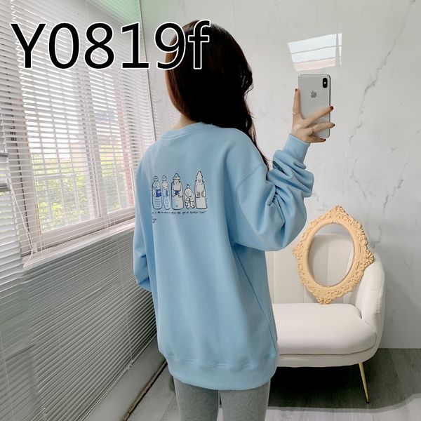 y0819f ~ n + f21 autumn and winter trend new sweater versatile fresh terry couple pullover t-shirt, Black
y0819f ~ n + f21 autumn and winter trend new sweater versatile fresh terry couple pullover t-shirt, Black