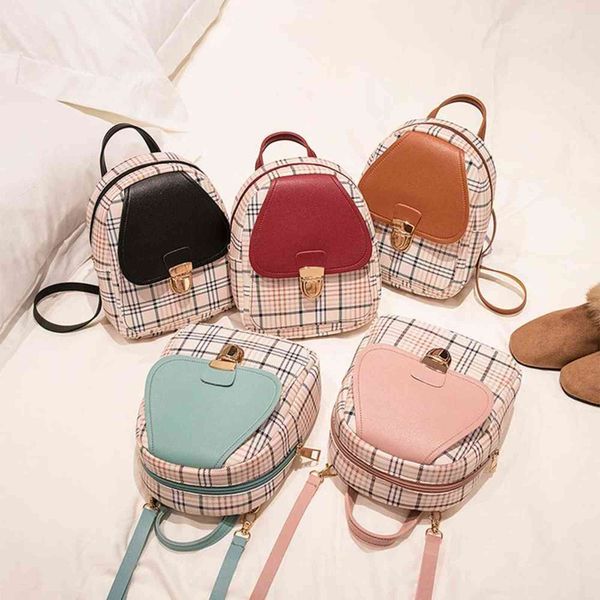 puimentiua mini backpack crossbody bag for teenage girl plaid women shoulder phone purse korean style new trendy female bagpack y1105
puimentiua mini backpack crossbody bag for teenage girl plaid women shoulder phone purse korean style new trendy female bagpack y1105