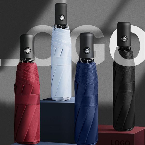 three fold umbrella sunshade sunny and rainy folding automatic advertising can be printed
three fold umbrella sunshade sunny and rainy folding automatic advertising can be printed