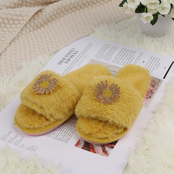 slippers mljufee women faux fur fluffy winter short plush pink color sunflowers open toe fuzzy cozy bedroom home furry, Black
slippers mljufee women faux fur fluffy winter short plush pink color sunflowers open toe fuzzy cozy bedroom home furry, Black