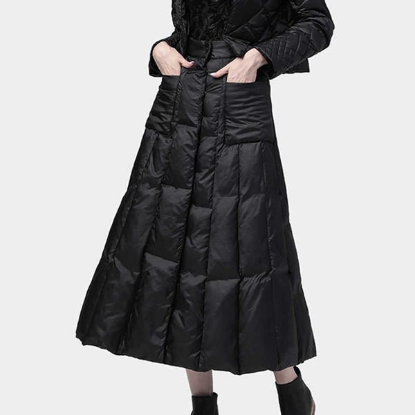 duck down plus size winter maxi skirts black vintage high waist clothes casual loose long for women 3xl 210601
duck down plus size winter maxi skirts black vintage high waist clothes casual loose long for women 3xl 210601