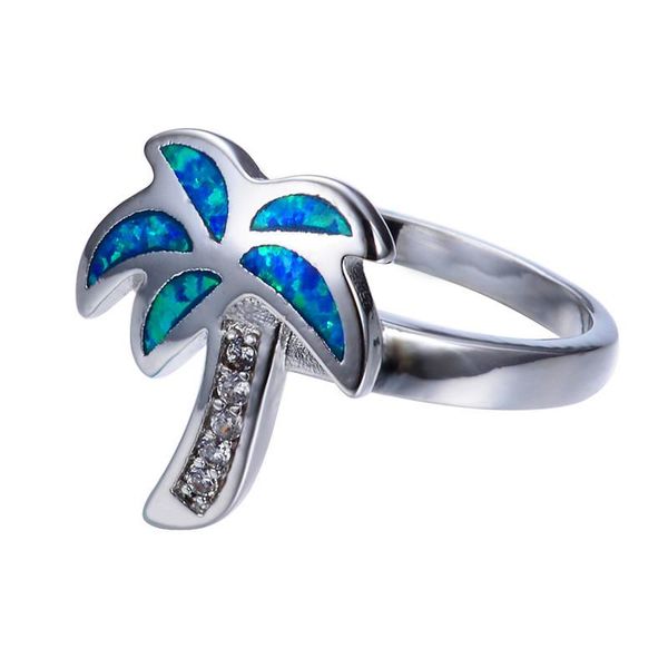 cluster rings simple female blue opal stone ring cute silver color wedding trendy coconut tree thin engagement for women, Golden;silver
cluster rings simple female blue opal stone ring cute silver color wedding trendy coconut tree thin engagement for women, Golden;silver